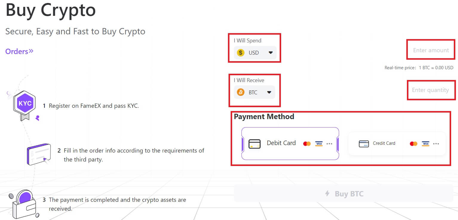 How to Deposit on FameEX How to Deposit on FameEX