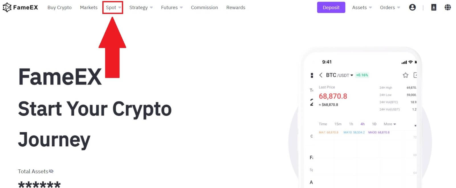 Auala e ulufale ai ma amata fefaʻatauaʻiga Crypto i FameEX Auala e ulufale ai ma amata fefaʻatauaʻiga Crypto i FameEX