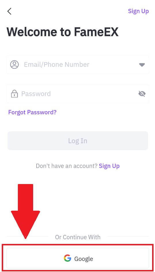 How to Open Account and Sign in to FameEX How to Open Account and Sign in to FameEX