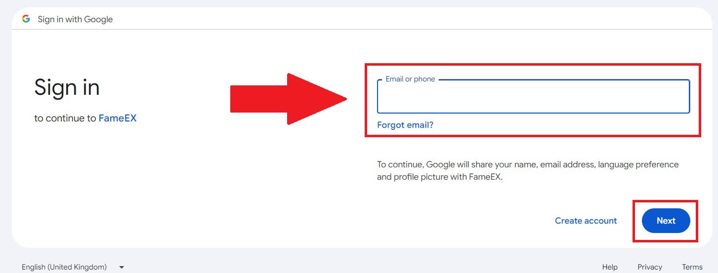 How to Register and Login Account on FameEX