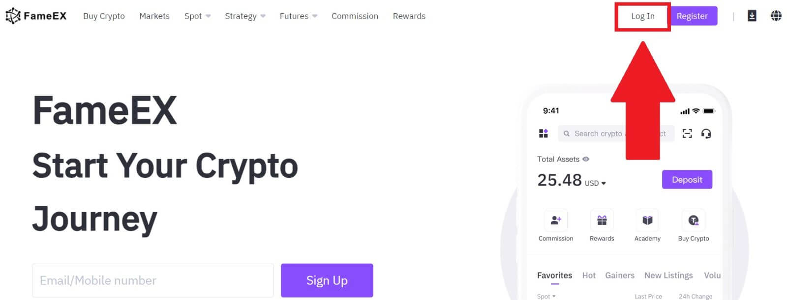 How to Sign in and Withdraw from FameEX How to Sign in and Withdraw from FameEX